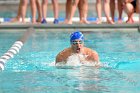 Swimming vs Babson  Wheaton College Swimming vs Babson College. - Photo By: KEITH NORDSTROM : Wheaton, Swimming, Babson